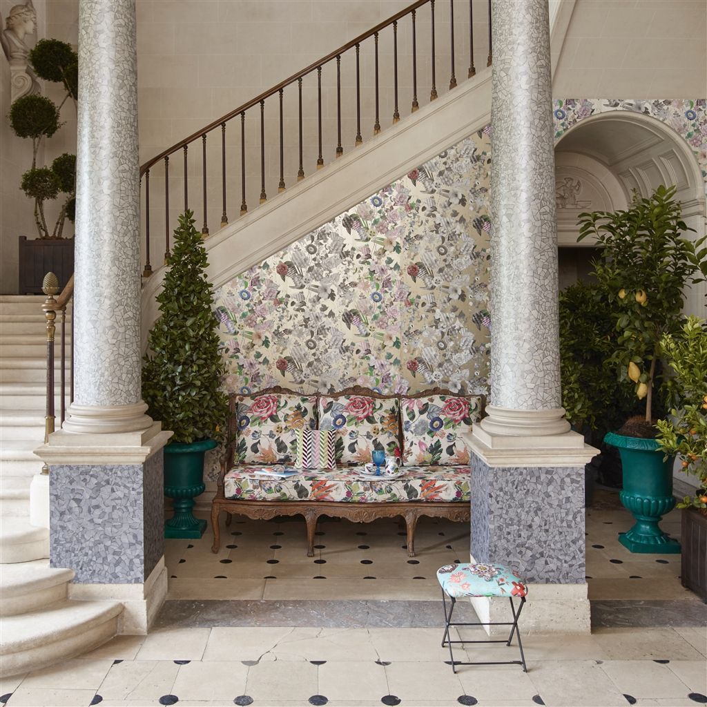 Picassiette Room Wallpaper - Gray