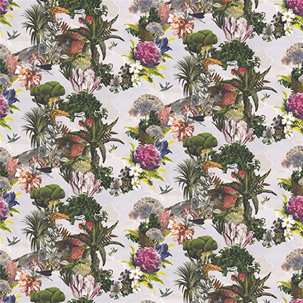 Jardin Des Reves Prisme Wallpaper - Green