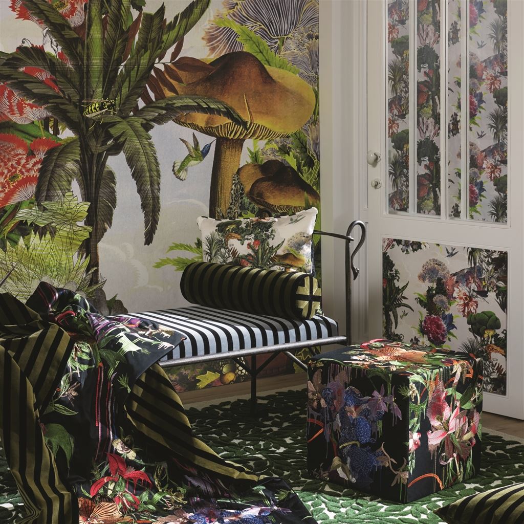 Jardin Des Reves Prisme Room Wallpaper 2 - Green