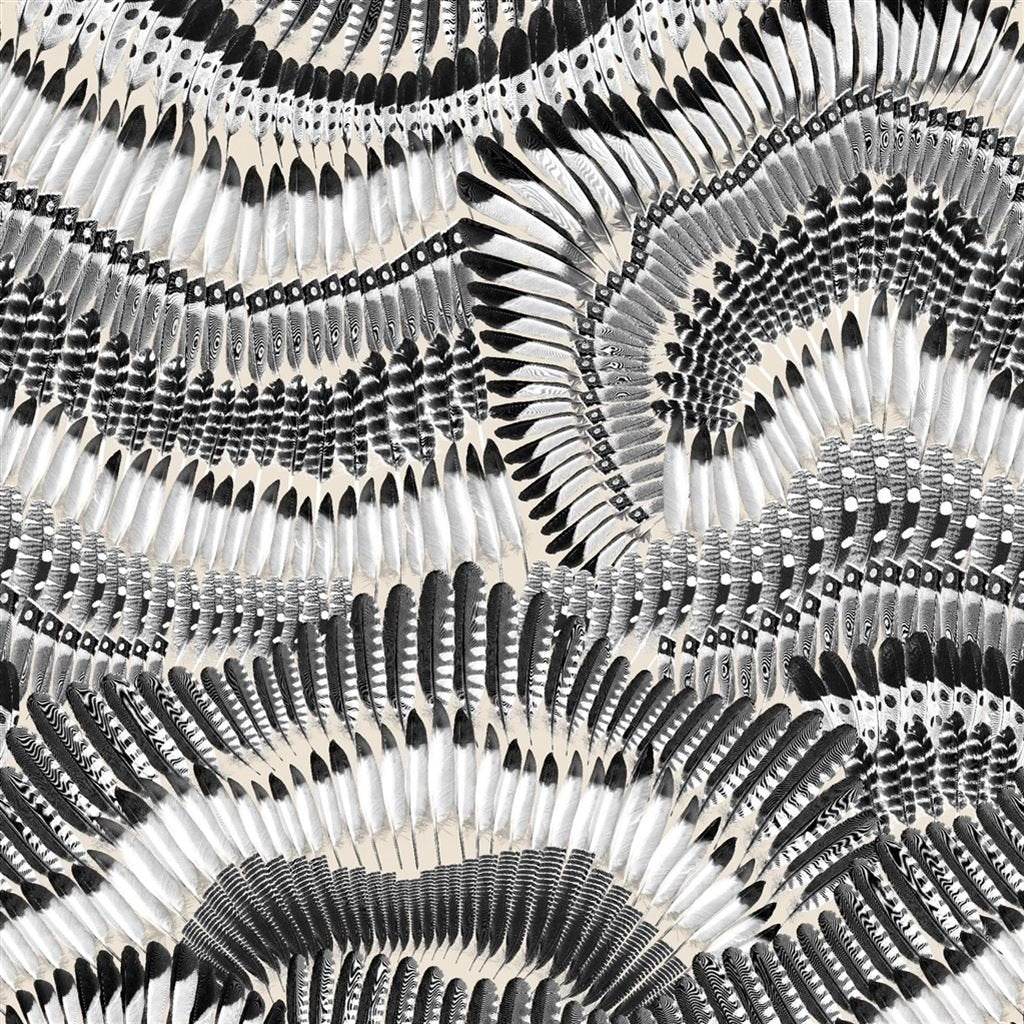 Prête-moi Ta Plume Wallpaper - Gray