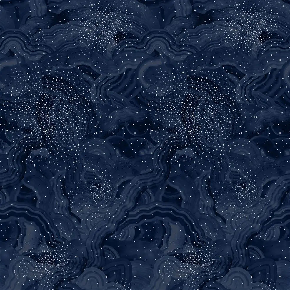 Persian Nights Agate Wallpaper - Blue - Christian Lacroix