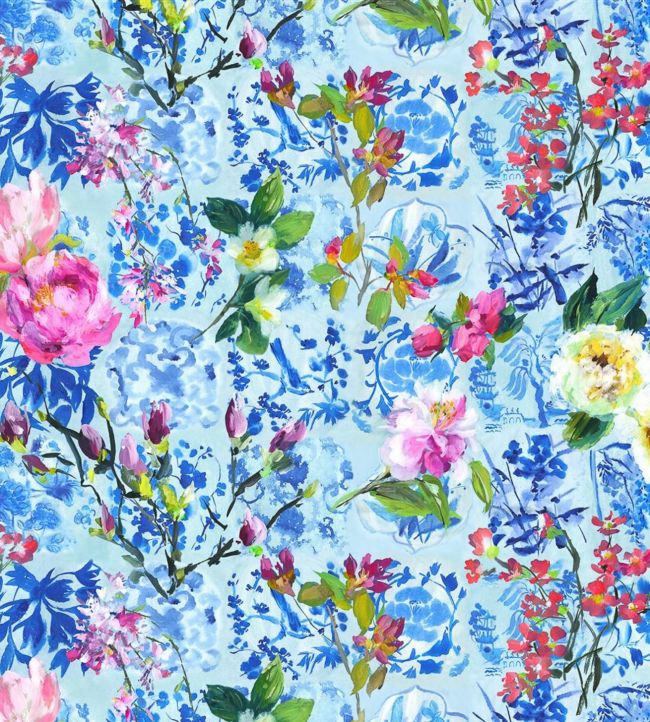 Majolica Wallpaper - Blue