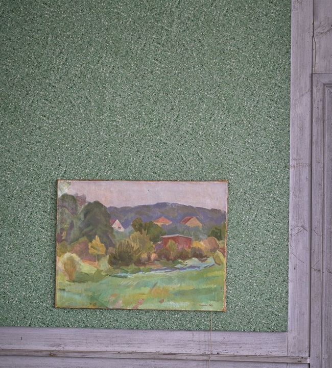 Pavonazzo Room Wallpaper - Green
