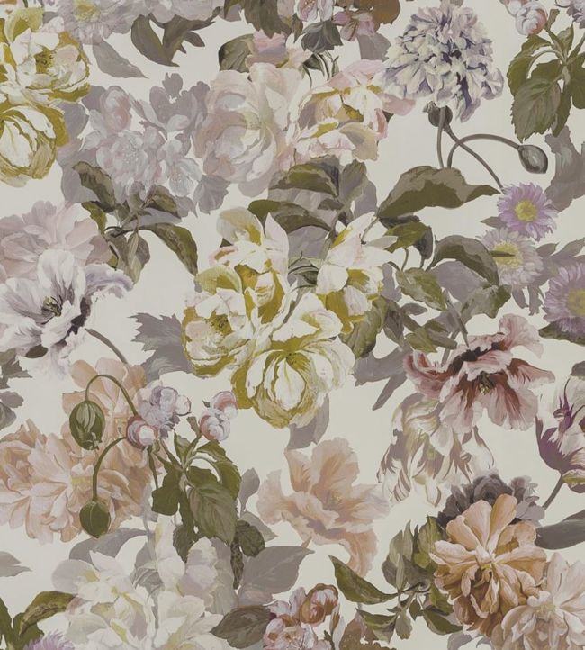 Delft Flower Wallpaper - Multicolor