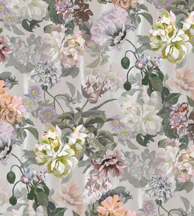Delft Flower Grande Wallpaper - Multicolor