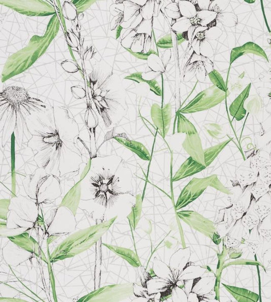 Emilie Wallpaper - Green