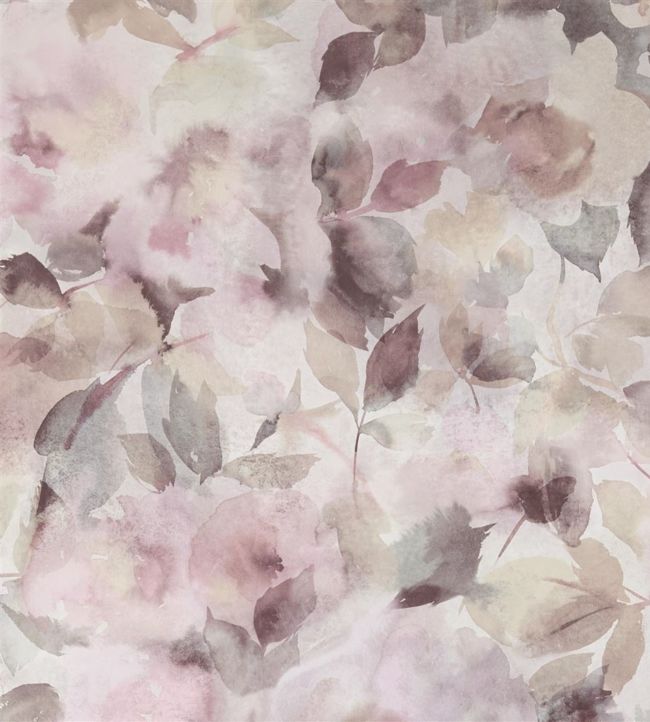 Surimono Wallpaper - Pink