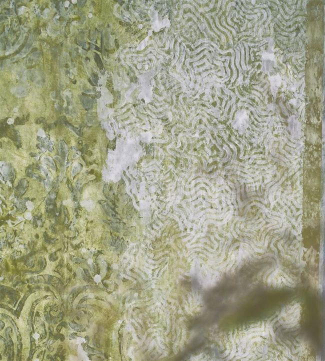 La Rotonda Scene 1 Room Wallpaper - Green