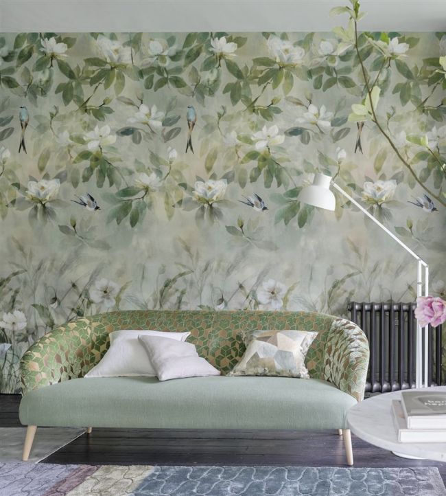 Kiyosumi Room Wallpaper - Green