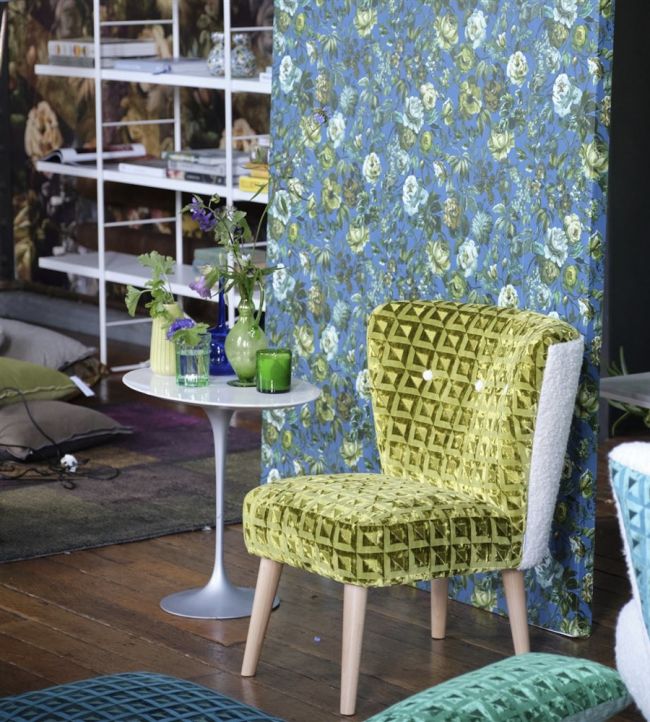 Mansur Room Wallpaper - Blue