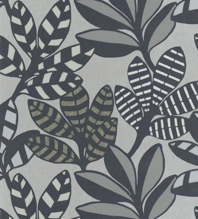 Tanjore Wallpaper - Gray