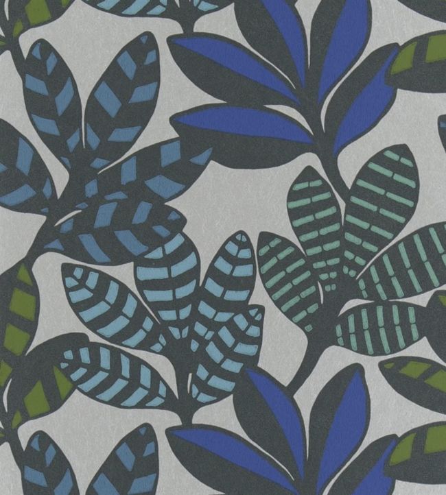 Tanjore Wallpaper - Blue