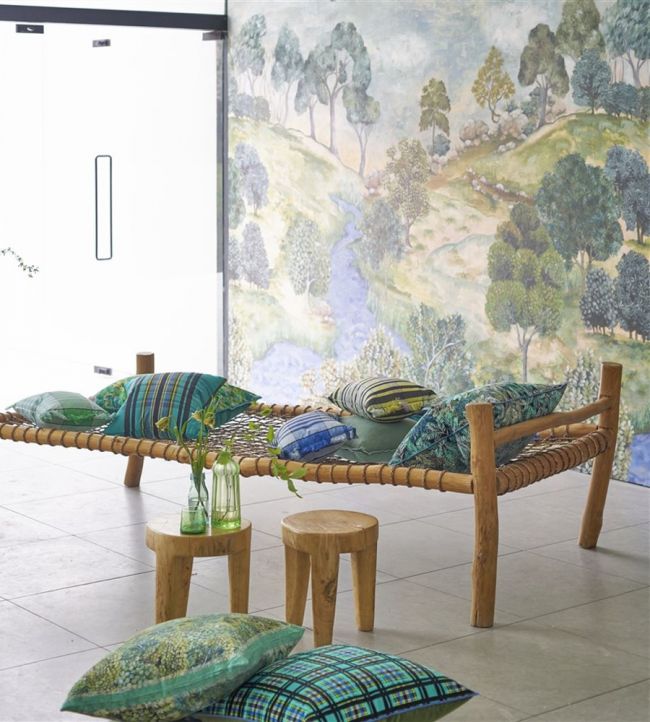 Bandipur Room Wallpaper - Green