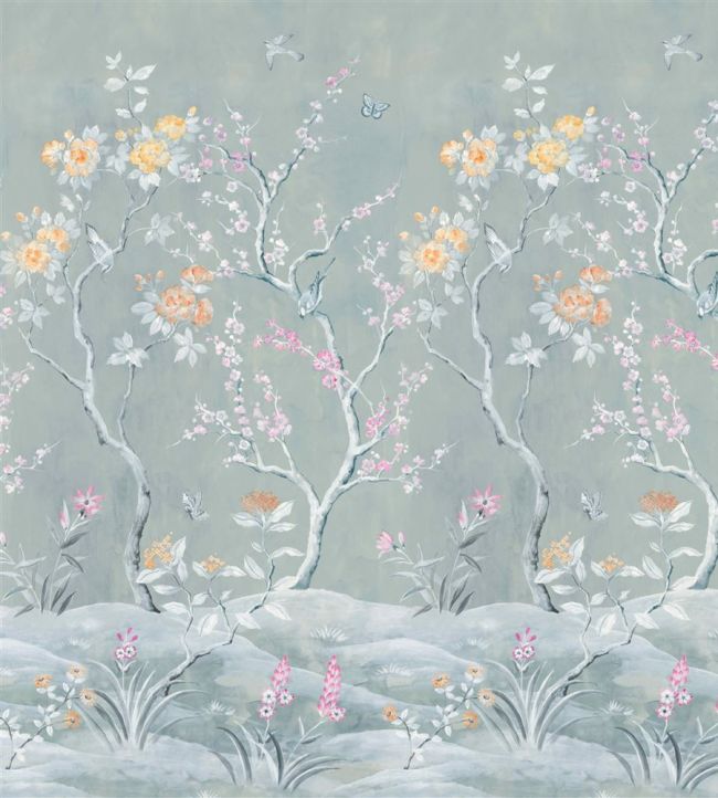 Manohari Wallpaper - Gray