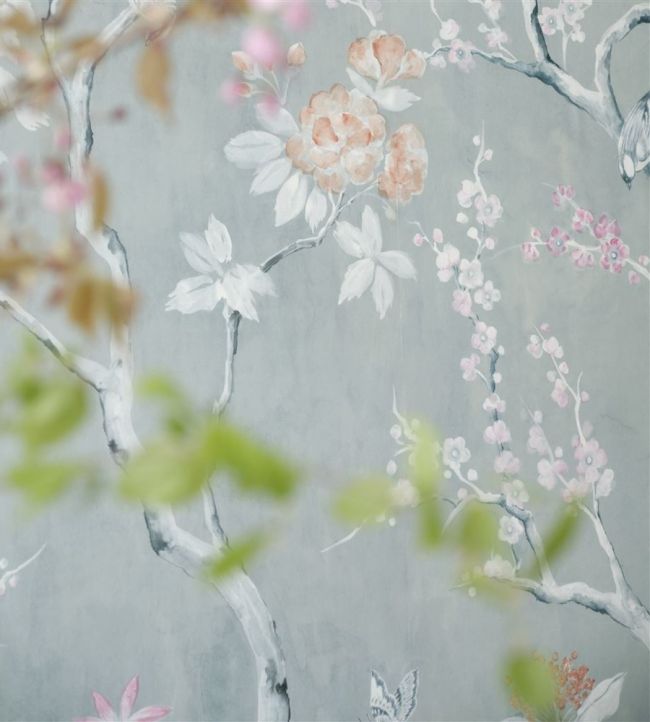 Manohari Room Wallpaper - Gray