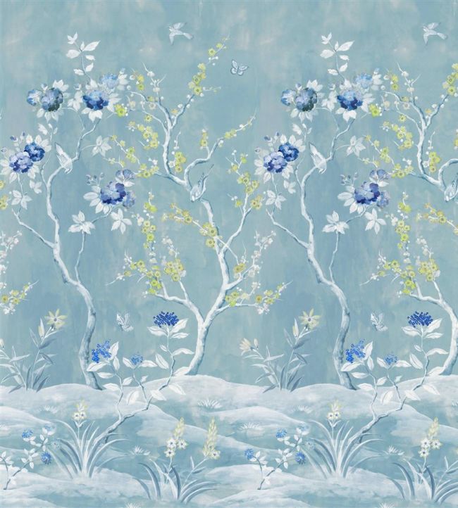 Manohari Wallpaper - Blue