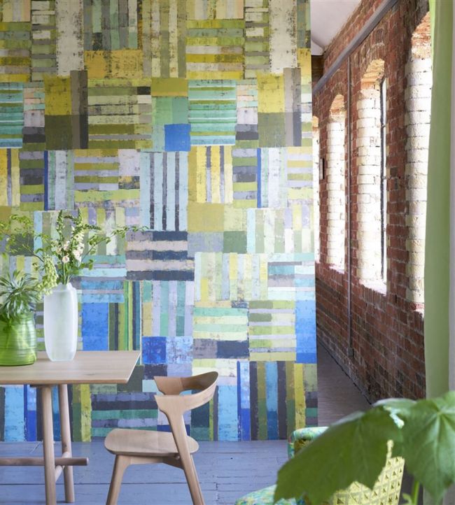 Achara Room Wallpaper - Blue