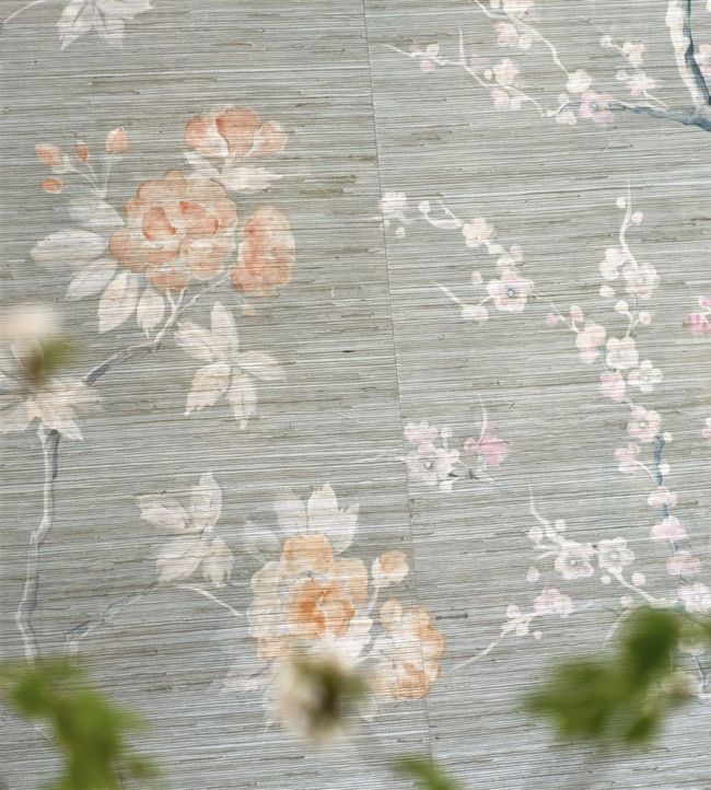 Manohari Grasscloth Room Wallpaper - Multicolor