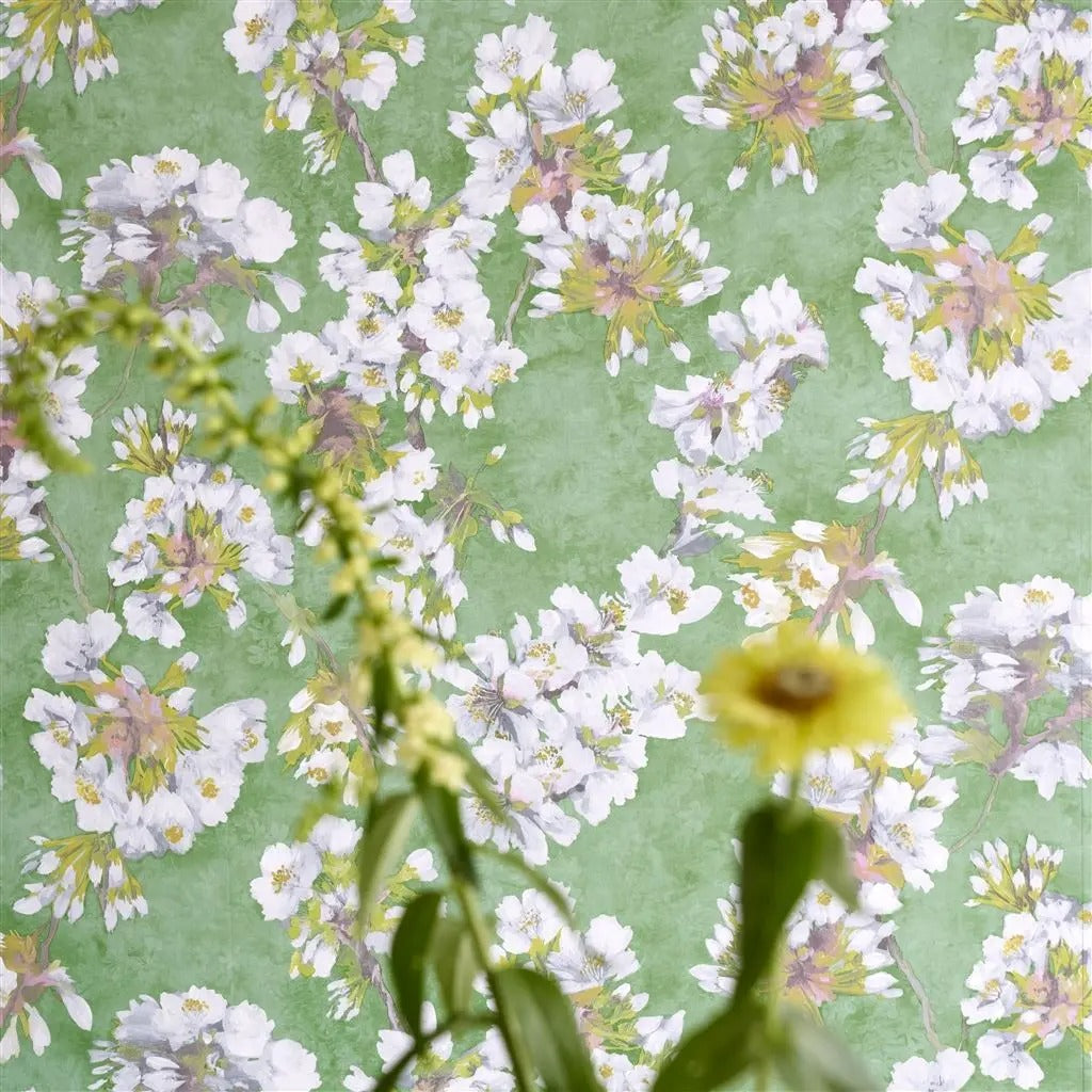 Fleur D Assam Emerald Room Wallpaper