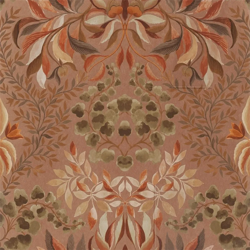 Karakusa Copper Wallpaper