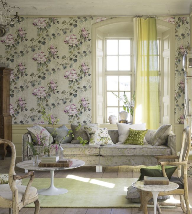 Floreale Room Wallpaper - Multicolor