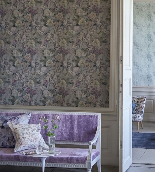 Marianne Room Wallpaper - Purple