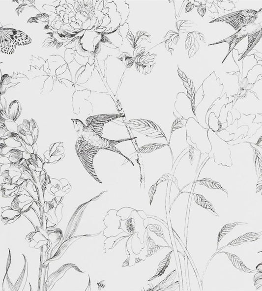 Sibylla Garden Wallpaper - Gray