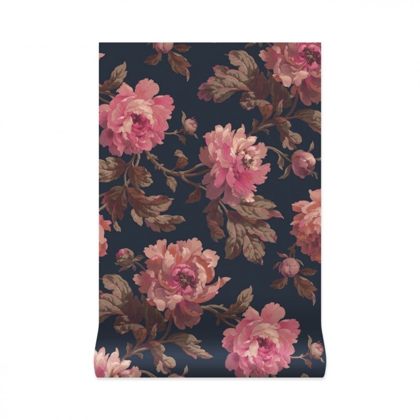 PEONEDEN Wallpaper - Midnight - House of Hackney
