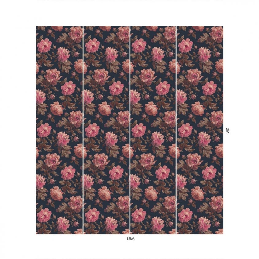 PEONEDEN Wallpaper - Midnight - House of Hackney