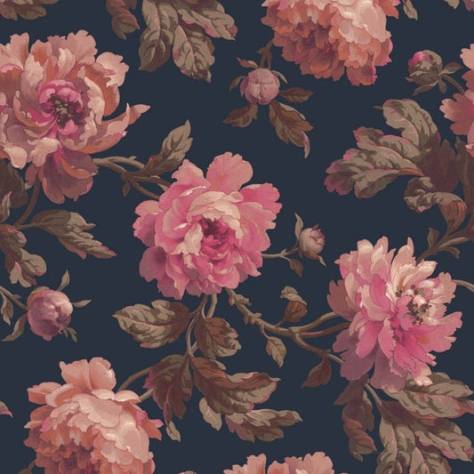 PEONEDEN Wallpaper - Midnight - House of Hackney