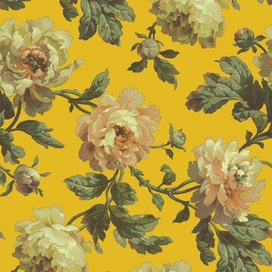 PEONEDEN Wallpaper - Ochre - House of Hackney