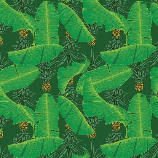 Palm House Fabric - Green - Petronella Hall