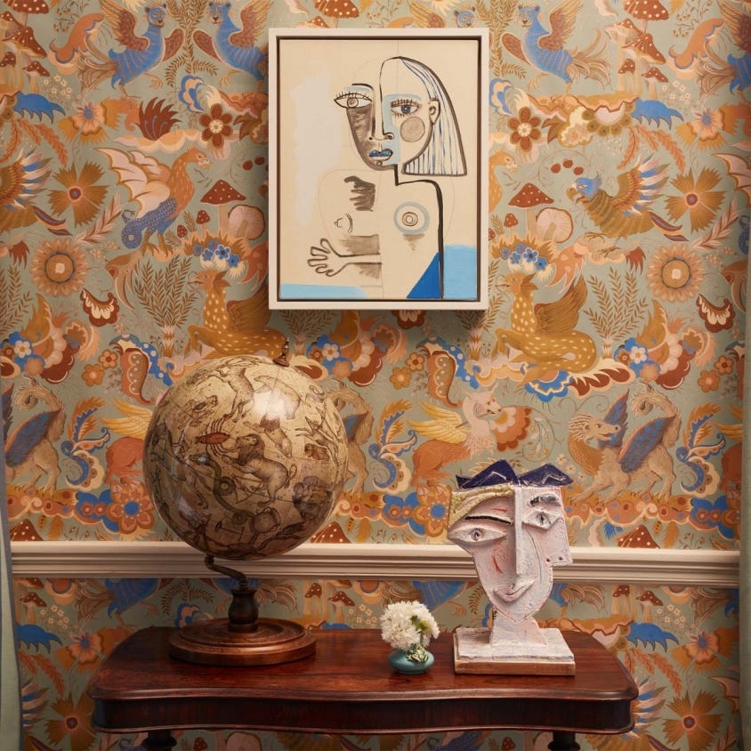 PHANTASIA Wallpaper - Jadeite - House of Hackney
