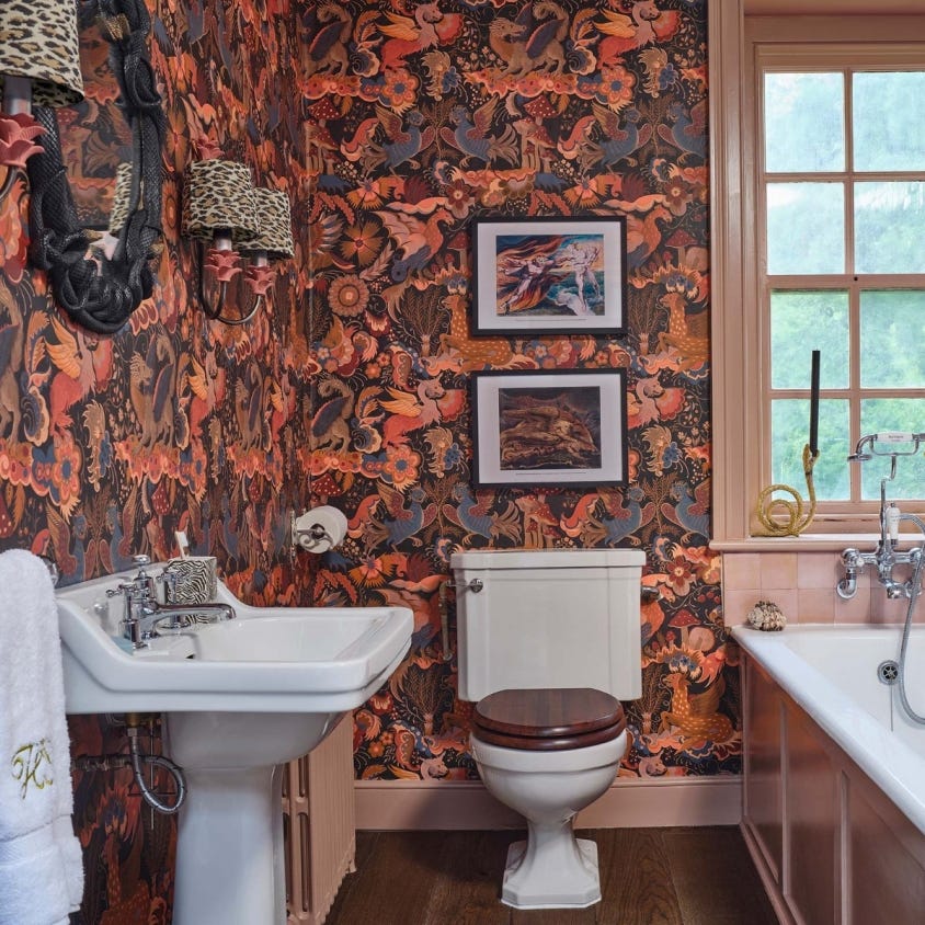 PHANTASIA Wallpaper - Orange - House of Hackney