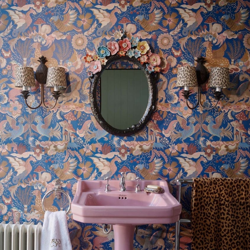 PHANTASIA Wallpaper - Sapphire - House of Hackney