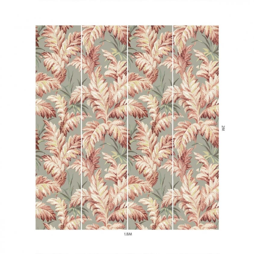 PLUMA Wallpaper - Eau De Nil - House of Hackney