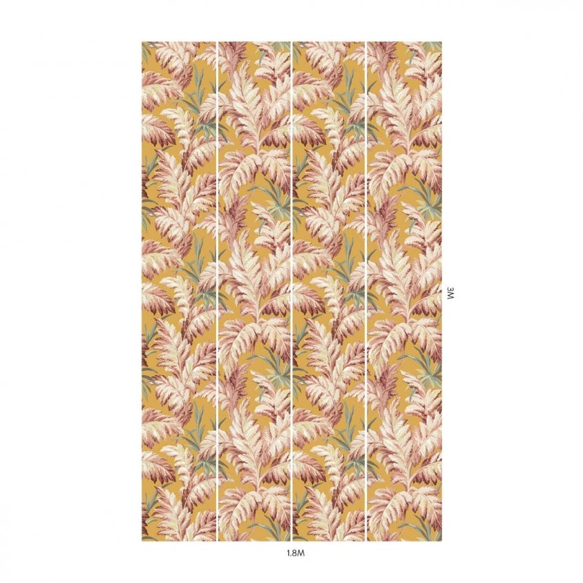 PLUMA Wallpaper - Flaxen - House of Hackney