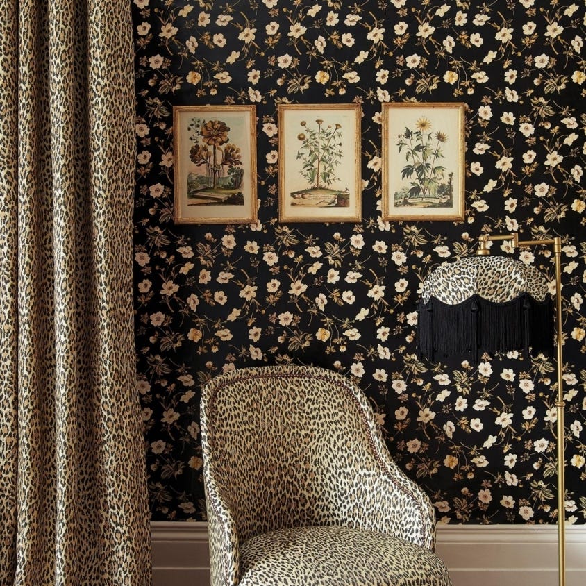 POPPIUM Wallpaper - Ebony - House of Hackney