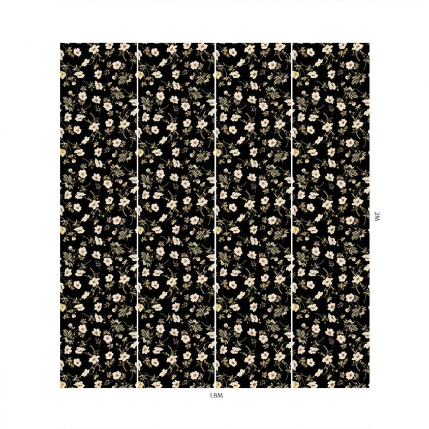 POPPIUM Wallpaper - Ebony - House of Hackney