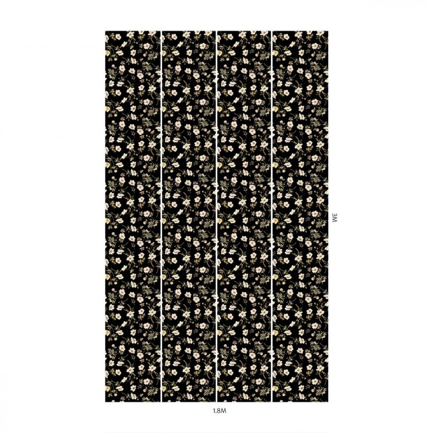 POPPIUM Wallpaper - Ebony - House of Hackney