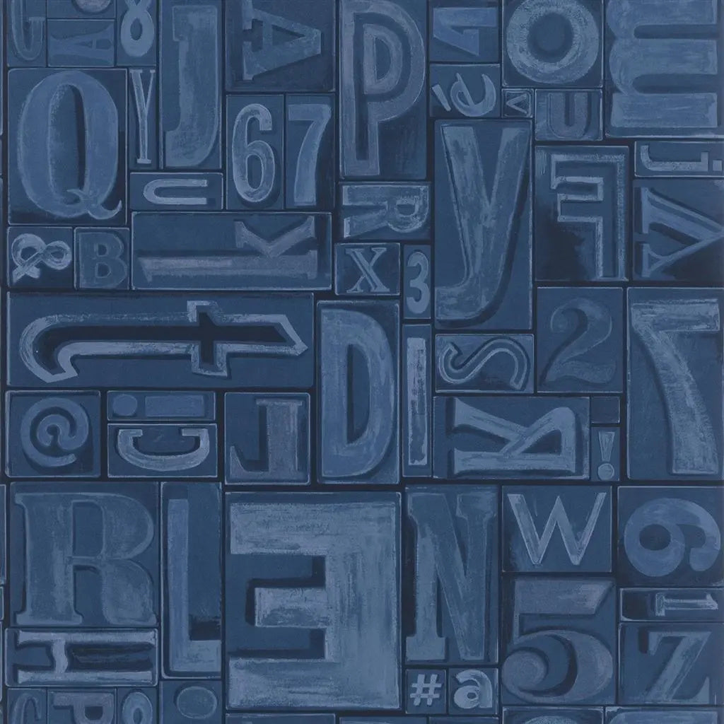 Copeley Letterpress Wallpaper