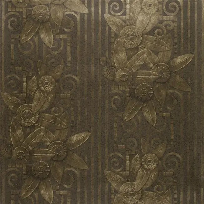 Fleur Moderne Bronze Wallpaper