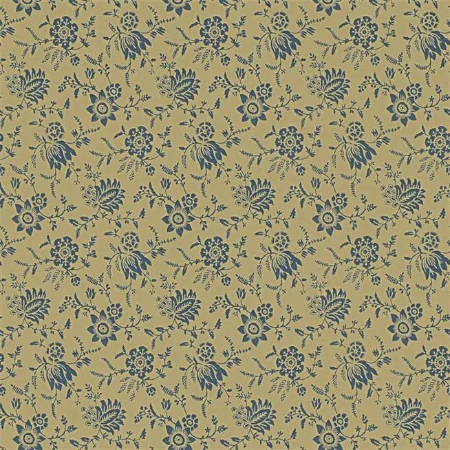 Scrimshaw Floral Twine Wallpaper