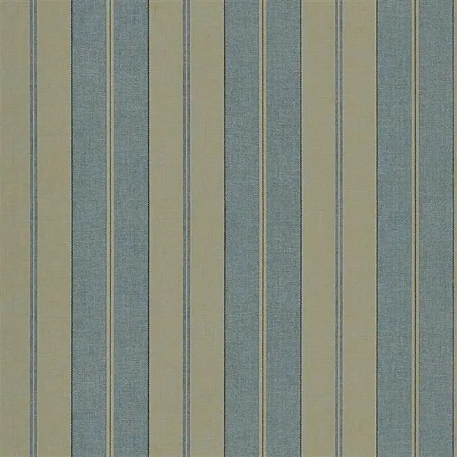 Seaworthy Stripe Vintage Blue Wallpaper