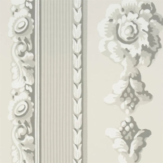 Palazzetto Wallpaper - Platinum - P548/02 - Designers Guild