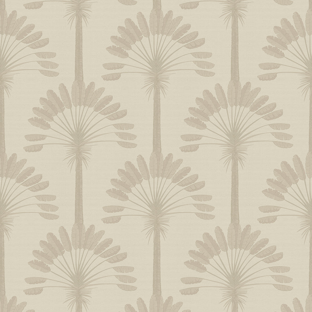 Palmette Wallpaper - Vintage Cream - Lucie Annabel