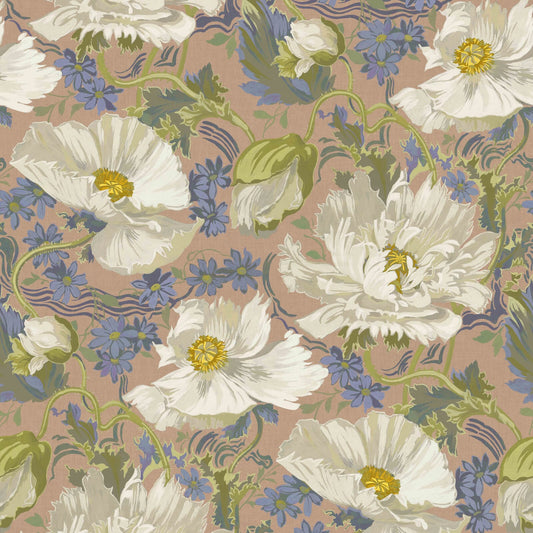 Papavera Wallpaper - Tourmaline - House of Hackney