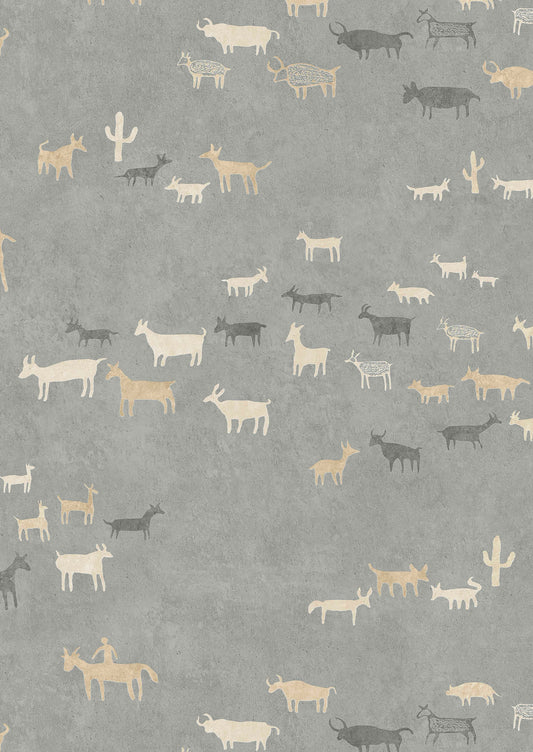 Paper Trail Wallpaper - Flintstone