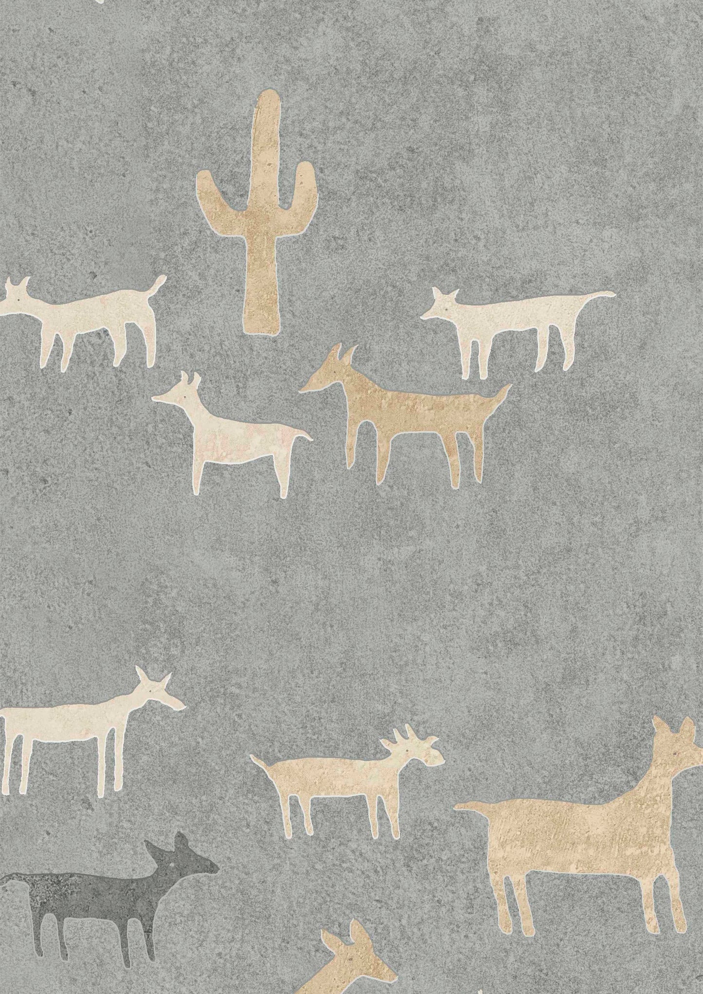 Paper Trail Wallpaper - Flintstone