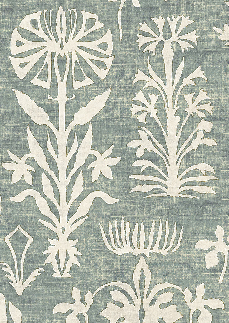 Papyrus Wallpaper - Eau de Nil